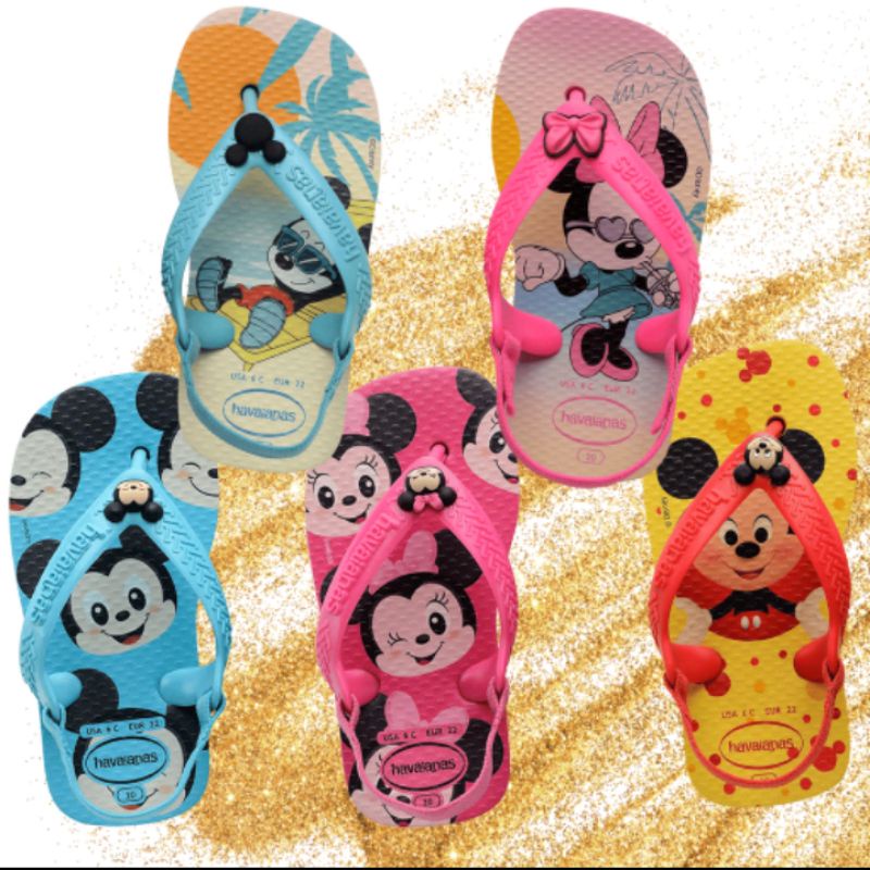 Havaianas Baby Disney Tico e Teco - Marrom em Promoção na Americanas