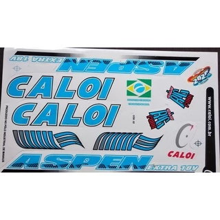 Adesivos Caloi Aspen Extra 18 Vel Cores