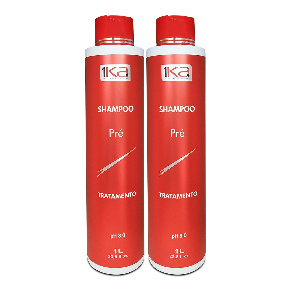 1ka Shampoo Pré Tratamento Anti Residuos 2x 1000ml | Shopee Brasil