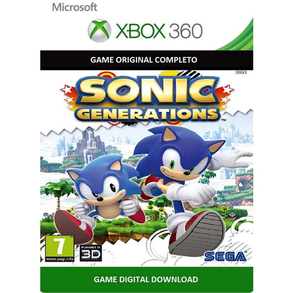 Sonic The Hedgehog para xbox 360 versão LT 3.0