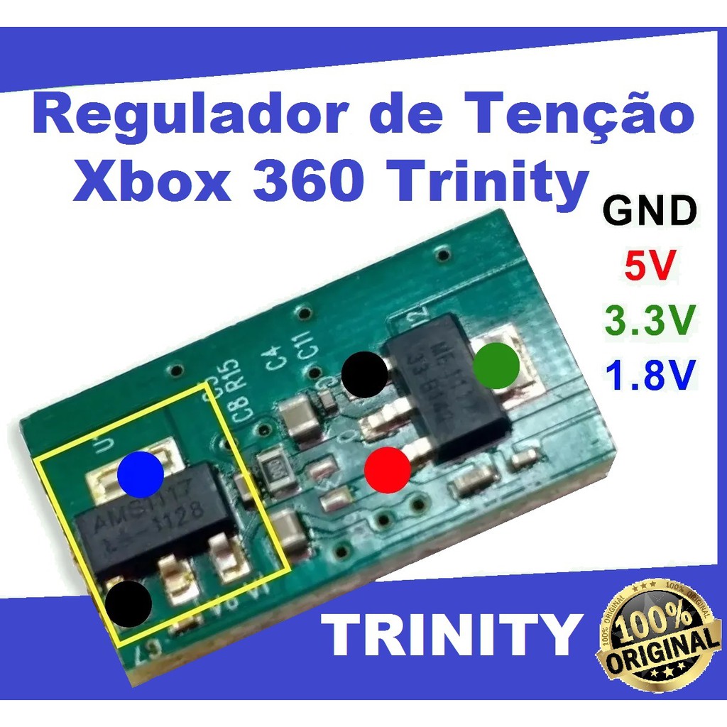 Regulador Xbox 360 Placa Trinity