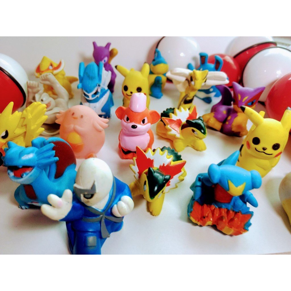 144 Aleatório 5 Tipos Bonecas Pokemon Pokémon Cápsula Brinquedos Bonecos -  Escorrega o Preço