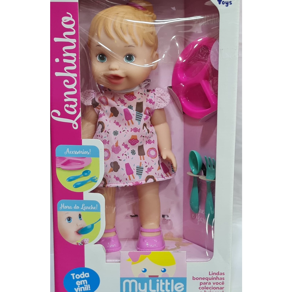 Boneca My Little Collection Lanchinho Divertoys Shopee Brasil