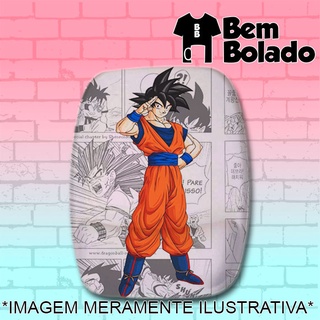 Mousepad Dragon Ball Anime Desenho Goku Gohan Super Saiyajin Esferas do  Dragão personalizado com apoio