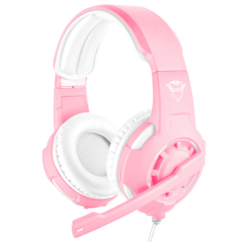 Headset Gamer Trust Gxt 310p Radius Rosa 40 MM 23203 | Shopee Brasil