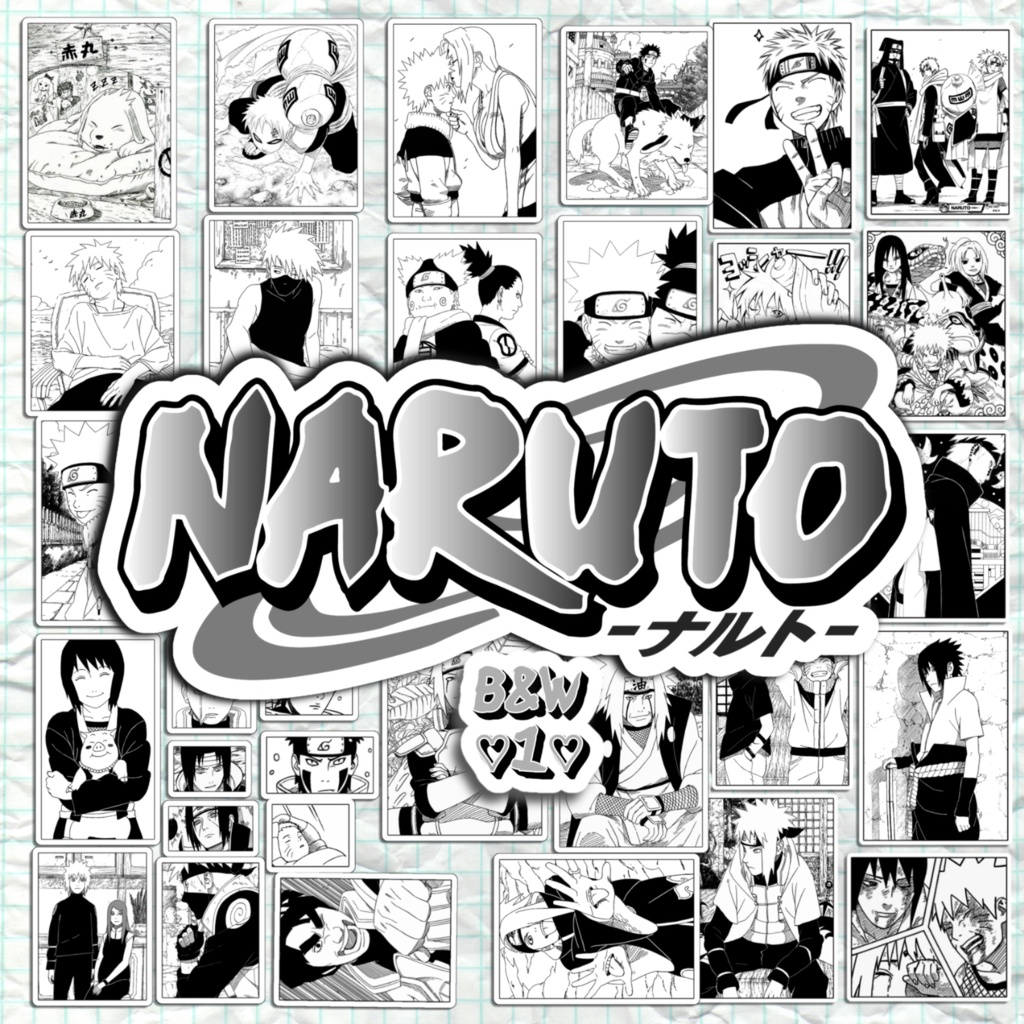 ♡ Poster Naruto Clássico ♡ Anime Mangá ♡ A4 Adesivo Material Escolar  Caderno Personalizado Papelaria Anime Mangá ♡