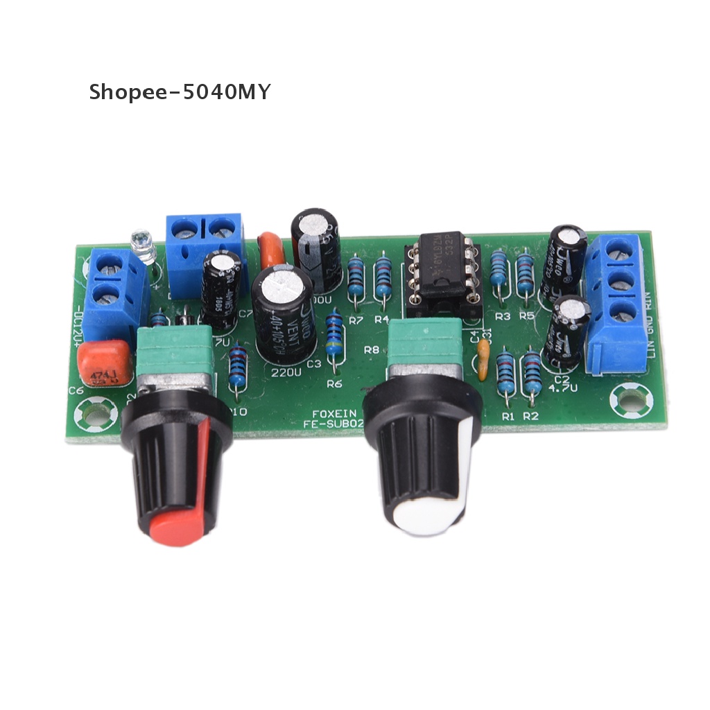 PUR Amplificador De Subwoofer DC 12V24V/NE5532/Processo Pré(MY