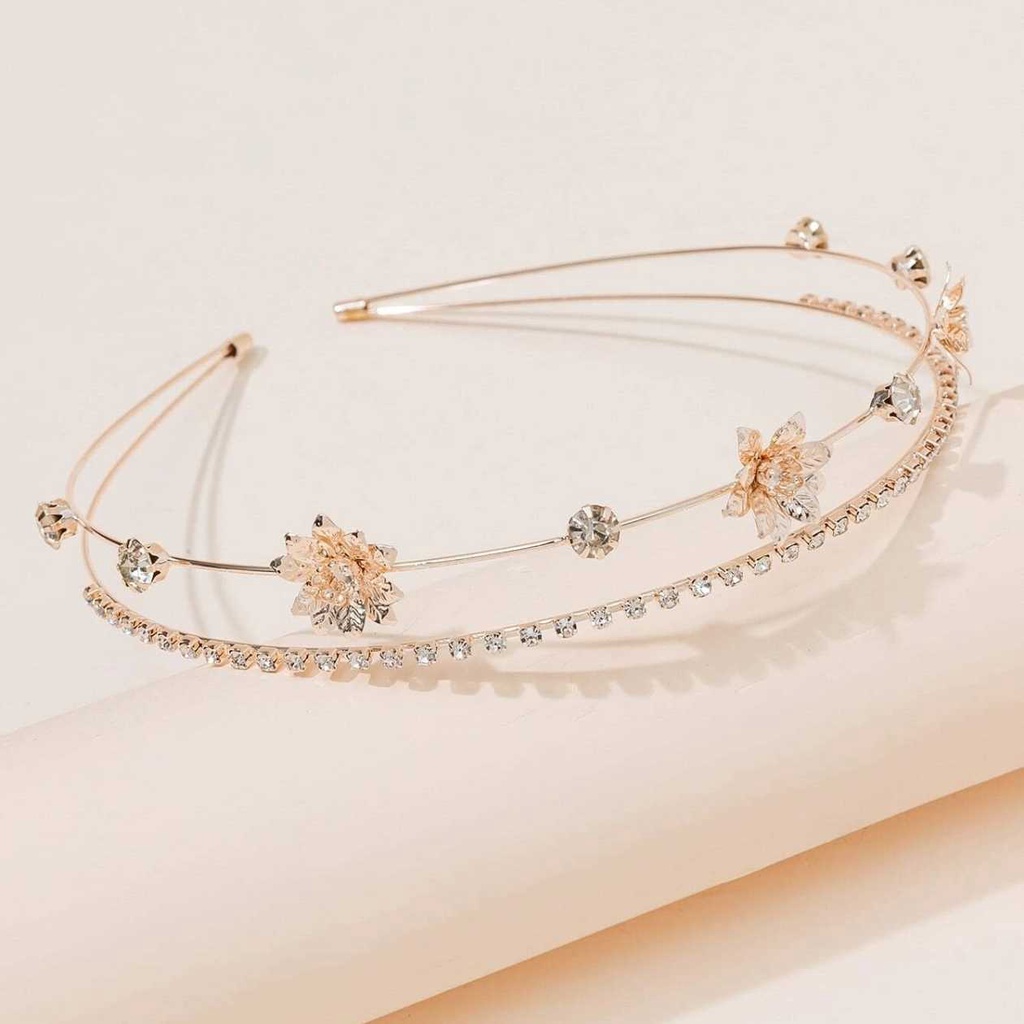 Tiara Pedraria Noiva Arranjo de Cabelo Fina Escorrega o Preço