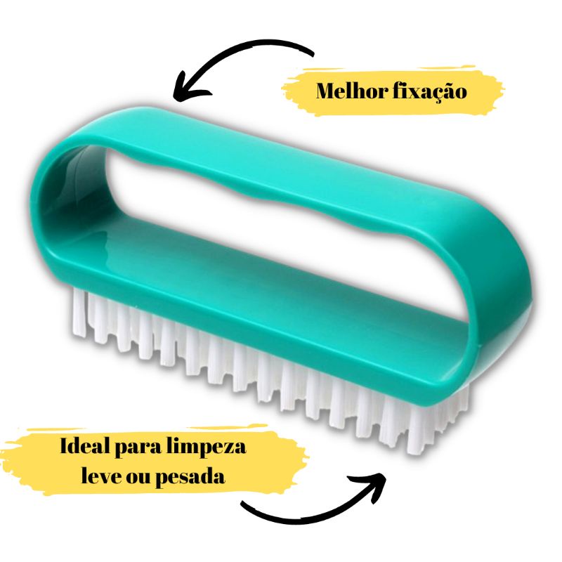 Escovinha Escova CLIP Multiuso Lavar Roupa Limpa Unhas Tênis Rejunte ...