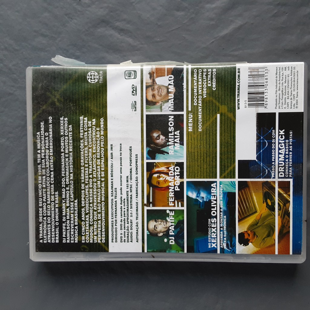 DVD Introduzindo Drum'n'Bass no Brasil | Shopee Brasil