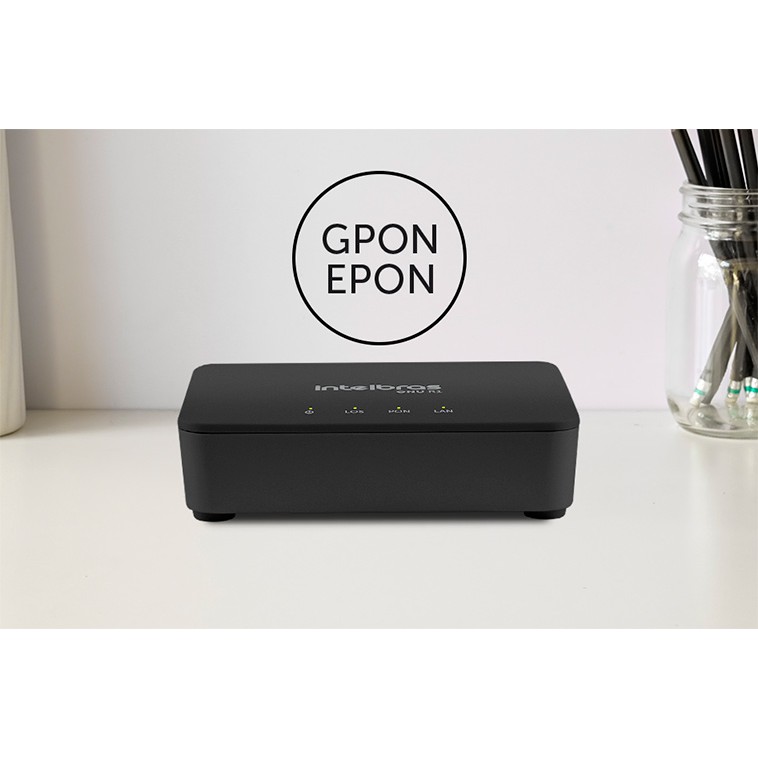 ONU R1 INTELBRAS GPON 1P PON 1P LAN | Shopee Brasil