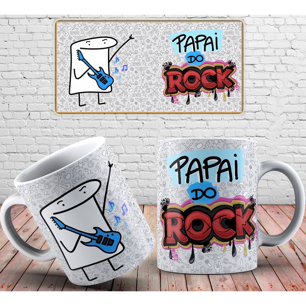 Caneca Pai Rockeiro