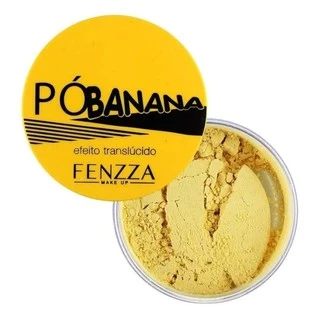 Po Banana Fixador Translucido Finalizador Fenzza Maquiagem Pó para Rosto Make