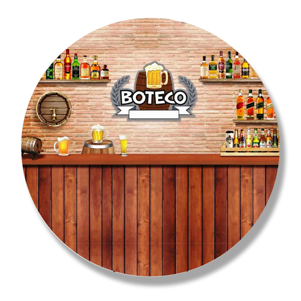 Painel de Festa Boteco 150x150 lona | Shopee Brasil