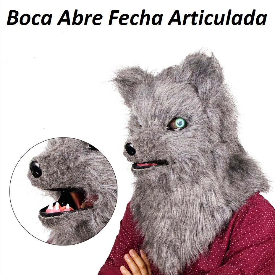 Máscara - Lobo do Ártico - Yoga dos Bichos