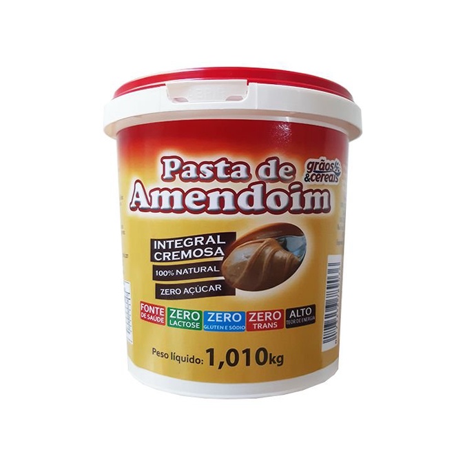 Pasta de Amendoim Integral Cremosa 500gr
