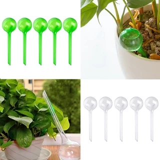 5 Pcs Alimentador De Água Da Planta Automática Auto Rega Bola De Plástico Flores Interior Ao Ar Livre Latas Vaso De Irrigação Por Gotejamento Dispositivo