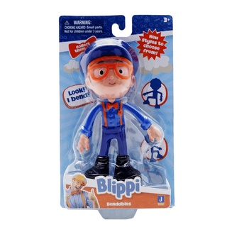 Blippi – Boneco Bendables - Police Officer