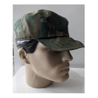 Gorro Camuflado Fuzileiro Naval dupla face com pala mole e forro na cor preta
