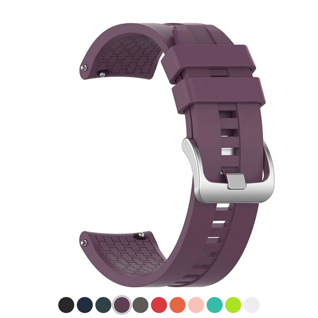 FTRONGRT Cinturino Silicone 22mm Per Fossil Gen 5 Carlyle HR, Ricambio Sportivo Con Sgancio Rapido - 2