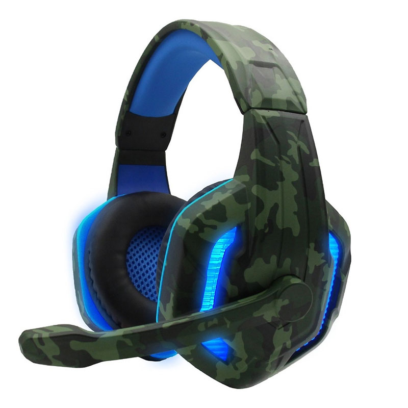 Headset Gamer Camuflado Xp-4 Selva Tecdrive Pc Xbox One Ps4 Azul e ...