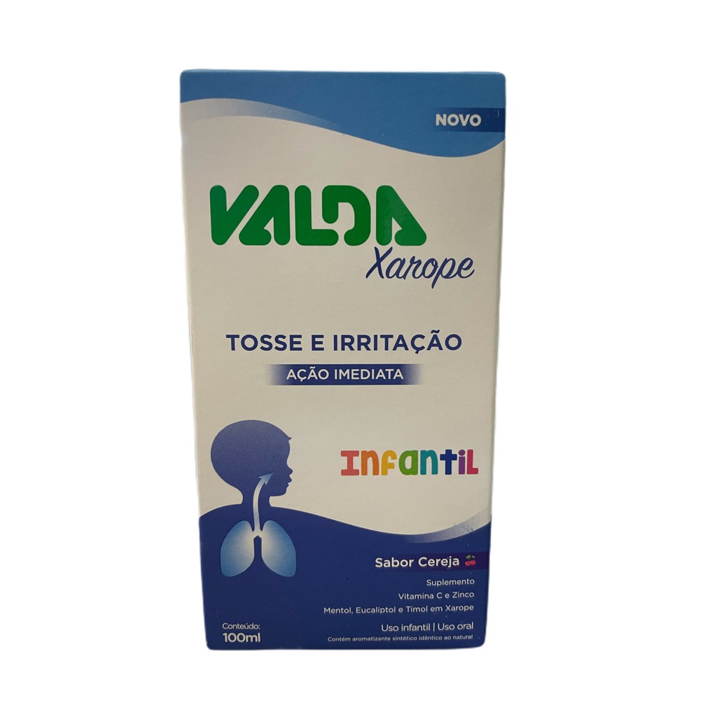 Infantil Valda Tosse e Irritação Sabor Cereja Xarope 100ml - Coop Drogaria