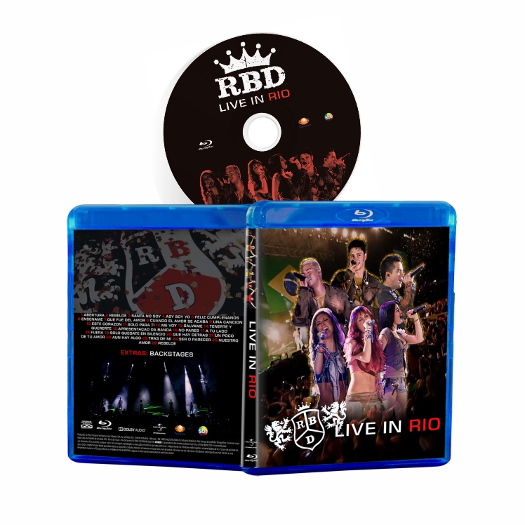 Bluray RBD Live In Rio (Fan Made) Shopee Brasil