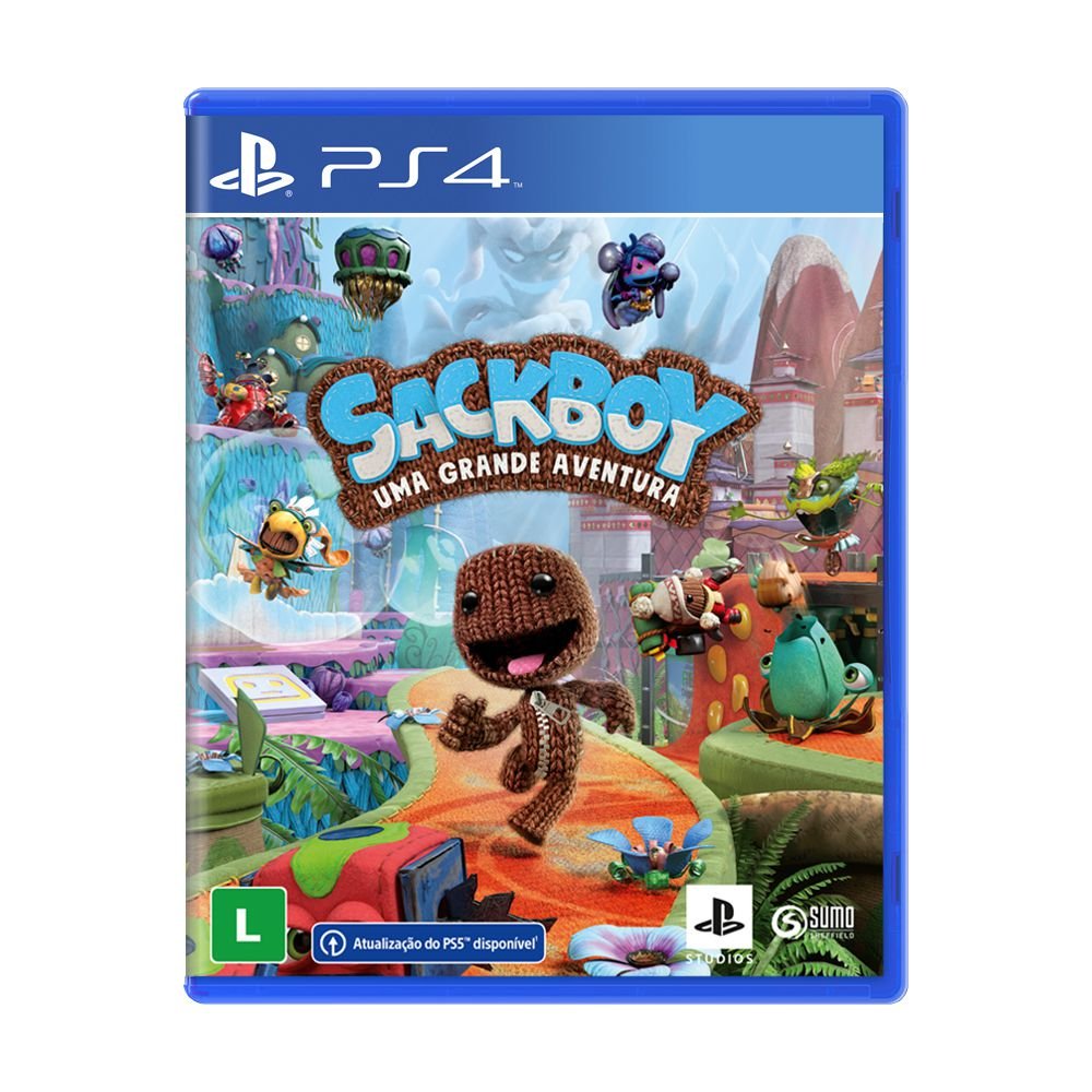 Jogo Ps4 Sackboy Uma Grande Aventura PS4 Midia fisica Novo Pronta Entrega