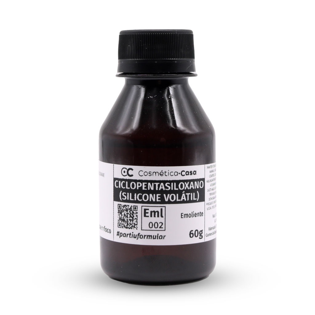 Ciclopentasiloxano (silicone volátil) - emoliente volátil para uso cosmético
