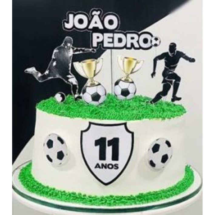 Topo de bolo para aniversário, tema personalizado, esporte…