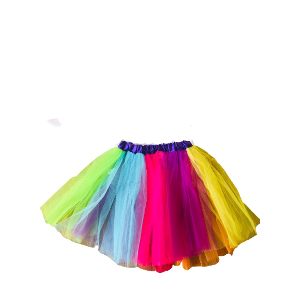 Saia tule hot sale colorida unicornio