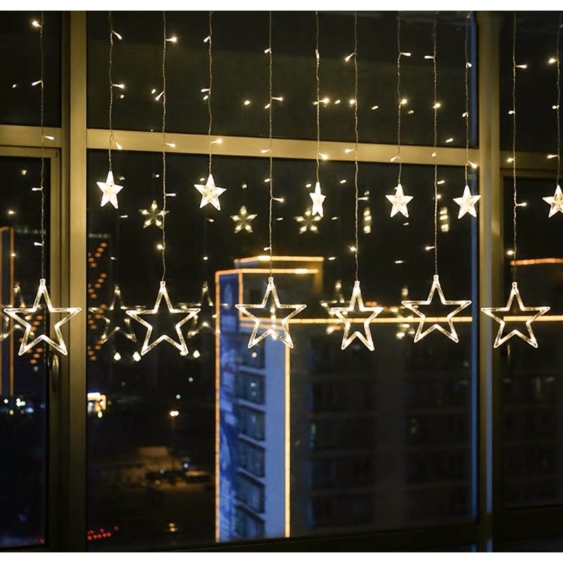 Cortina de decorativo estrela