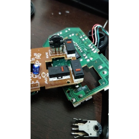 Peças de reparo de mouse e teclado, interruptor de mouse, cabo USB de mouse e teclado