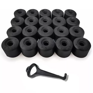 Capa Parafuso Roda Kit C/20 Unidades Fox Polo Bora Golf Jetta
