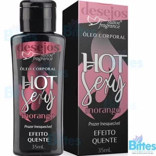 Óleo Hot Sexy Morango Suave Fragrance Cosméticos