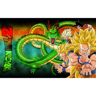 Poster A4 Goku e as esferas do dragão