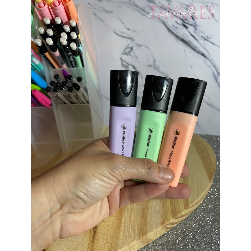 Marca Texto Goller Trend 6 Cores Pastéis