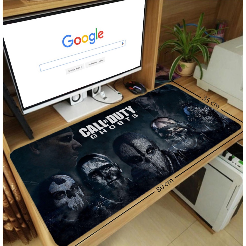 MousePad Gamer Call of Duty 35x80cm Vários Modelos com Borda Costurada ...