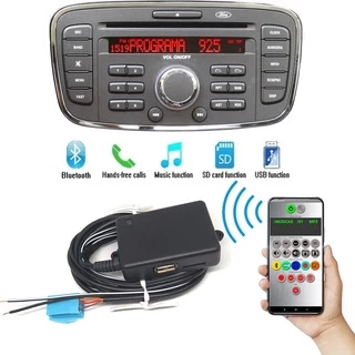 Kit Adaptador Bluetooth FORD FOCUS MicroSD MP3 Som chamadas e app Android para controle remoto