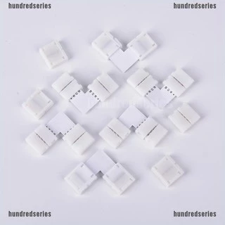 Hundred 10 PCS Mini Adaptador Conector RGB 4 Pinos Para Faixa De LED Sem Solda 5050 10mm (HS)