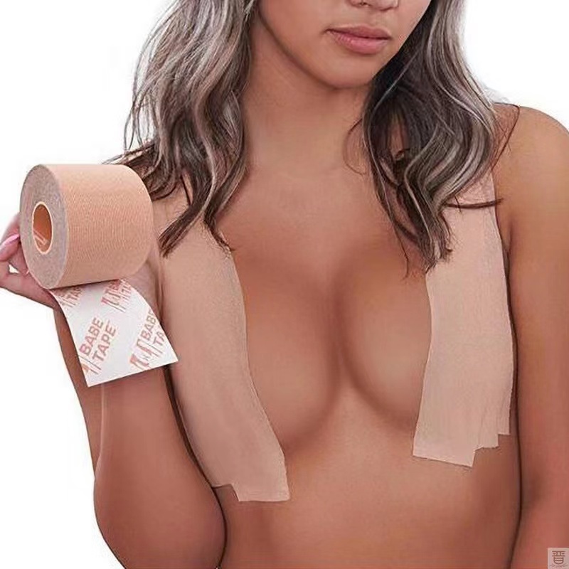 Esportes boobytape pegajoso peito lift fita para mulheres adesivo invisível  fita de mama para strapless vestido respirável esportes estilingue