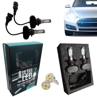 Kit Lâmpada Ultra Led 55w 12v/24v 6k 8200 Lumens Encaixe HB4