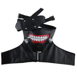 Excelente Máscara cosplay Kaneki Ken Tokyo ghoul nova pronta entrega