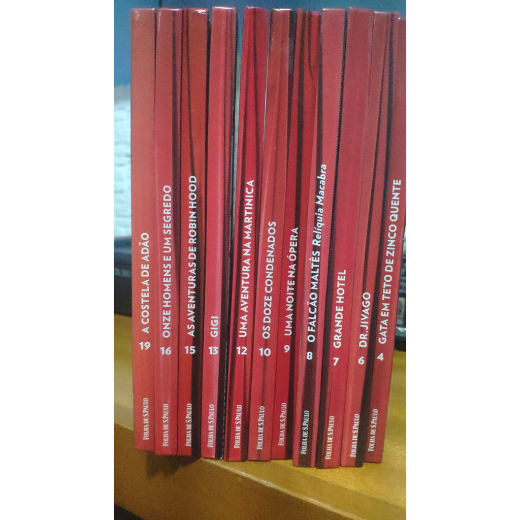 Coleção Folha Clássicos do Cinema - DVD + Livro - 11 Volumes