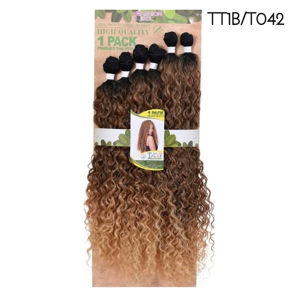 Cabelo Cacheado Orgânico 75cm Michelle Plus Sleek True Me 320gr