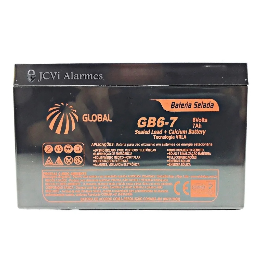 Bateria Selada 3-fm-7(6v7ah/20hr) - Moto Elétrica, Carrinho | Shopee Brasil