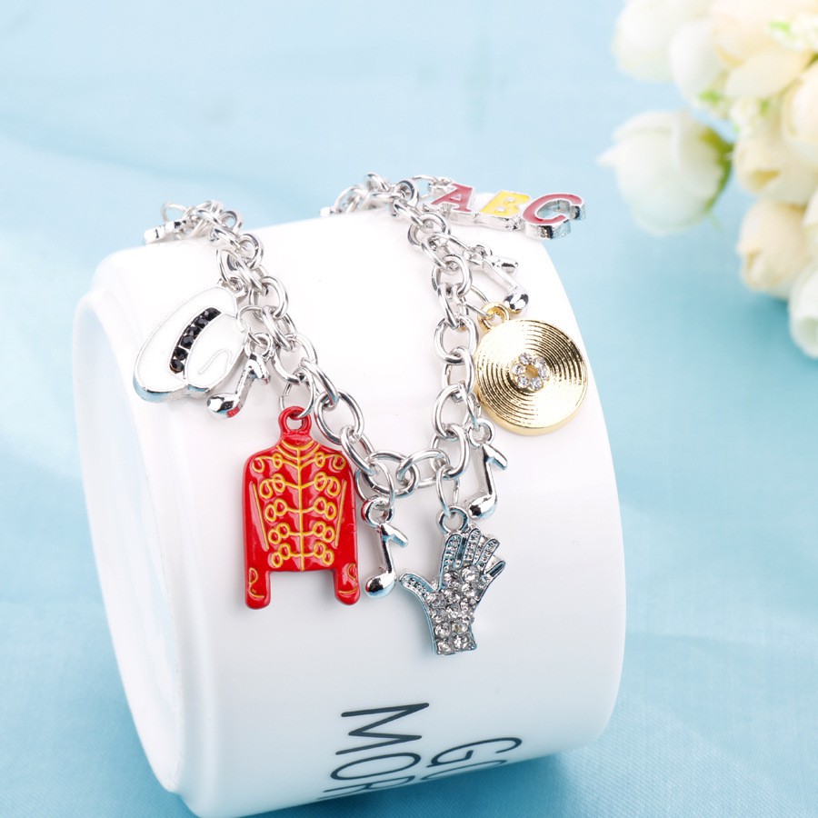 Pulseira Michael Jackson Moda Memorial - Pulseira Michael Jackson