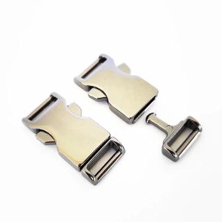 Fecho Fivela de Metal para Pulseira Sistema de Engate Rápido