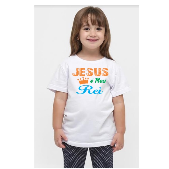 Camiseta hot sale infantil evangélica