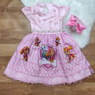 Vestido de Festa Infantil Temático Cinderela Luxo - Xuxuzinhos Baby